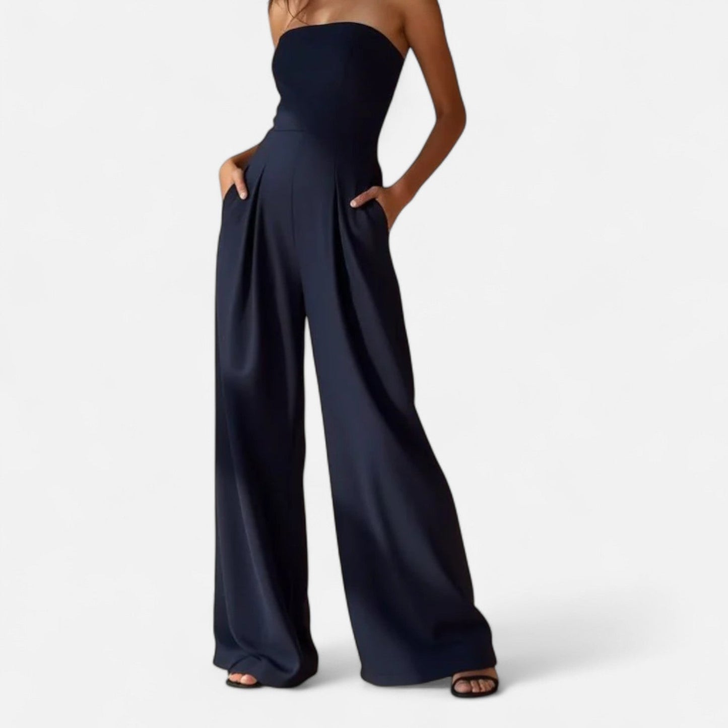 Mono Elegante sin Mangas para Mujer – Silueta Limpia con Sofisticación Atemporal y Estilo Contemporáneo