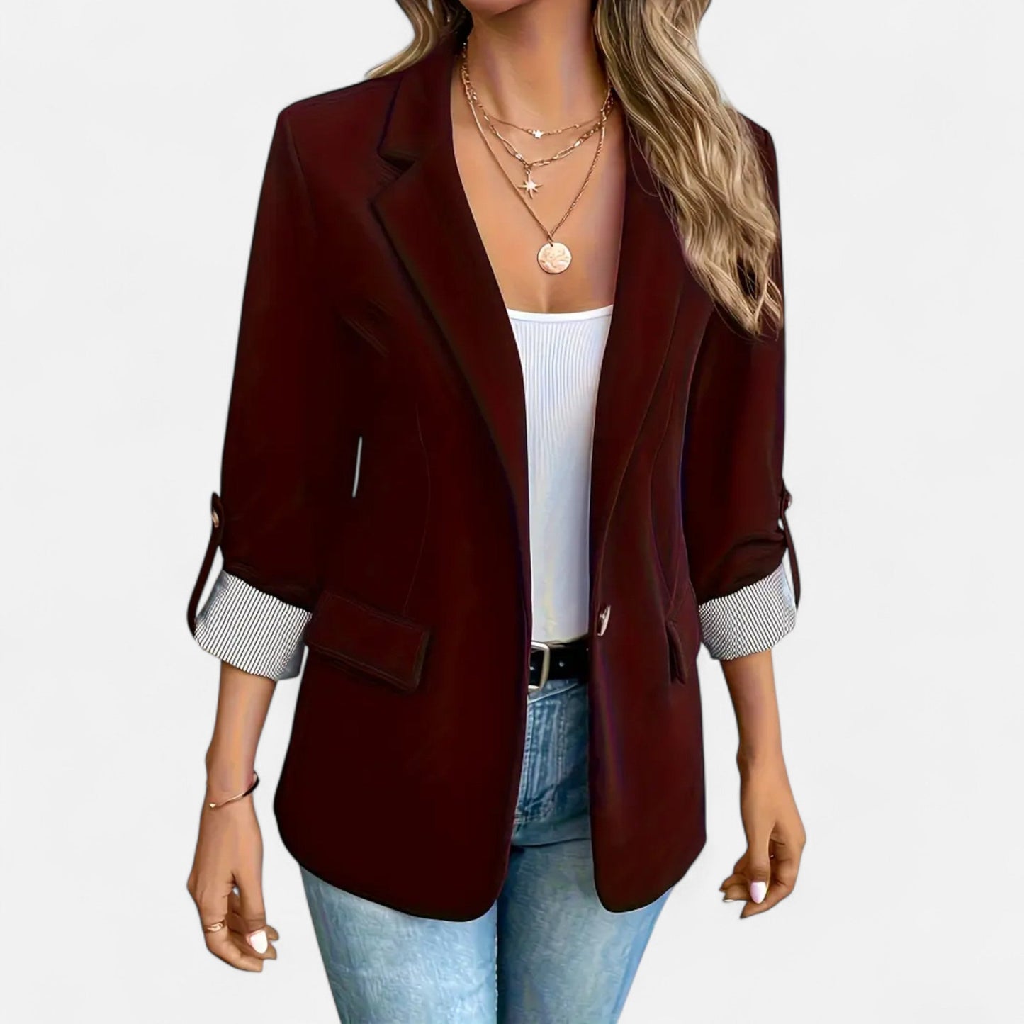 Blazer de Estilo Clásico para Mujer